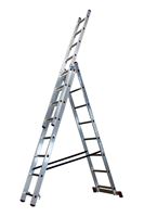 Ljestve višenamjenske Alu KRAUSE® CORDA® 3x8 gazišta 2,25-4,50m, 12,0kg, Z033383