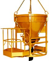 Silos za beton 1016H.13 PAM, 1250l cilindrično-konični oblik s podestom, Z1016H1250PAM
