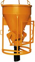 Silos za beton 1016.8, 500l cilindrično-konični oblik s polugom, Z10630