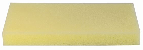 Rezervna spužva žuta za alu filc 280x140x30mm 10kom/karton, Z12983