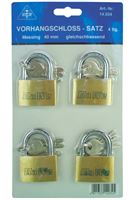 Set cilindar lokota mesing 40mm s ključevima 4kom/paket 12pak/kart, Z14034