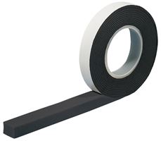 Kompriband 20mm Fugenbreite 6-15mm 6,6lfm/Roll 600Pascal BG1 schwarz 15Roll/Kart 60Kart/Pa, Z20615600