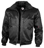 Pilotska jakna QUALITEX crna, 265g/m², vel. XXL, Z23618XXL