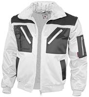 Pilotska jakna QUALITEX bijelo/siva, 265g/m², vel. S, Z23669S