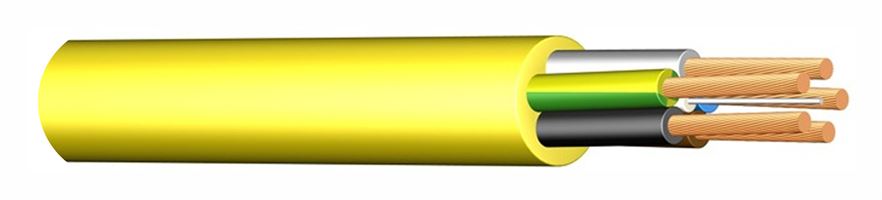 Građevinski kabel Spezial PVC 5x6,0 N07V3V3-F s tiskom 50m/rola, Z30156