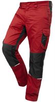 Bundhose QUALITEX IND, rot/anthrazit, 250 g/m², Gr. 46, Z42014-RABH46