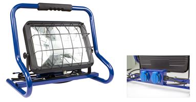 CHIP-LED-lampa 50W SAMSUNG-SMD-LED 3m priključka, zaštitna rešetka, 2 utičnice, Z46429