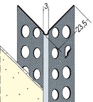 Alu kutnik 90° 23x23mm 2,50m/štg 50štg/bunt 136bunt/pal, Z49779250