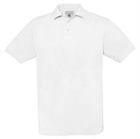 Polo majica Piqué SAFRAN bijela, 180g/m², vel. L, 10kom/karton, Z54942L