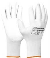 Radne rukavice za montažu NANO FLEX, bijele, EN388, vel. 8, 12pari/pak, 120pari/karton, Z709242
