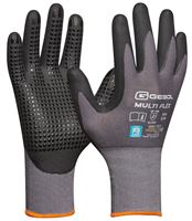 Radne rukavice za montažu MULTI FLEX, sivo/crne, EN388+407, vel. 11, 12pari/pak, 72pari/karton, Z709279