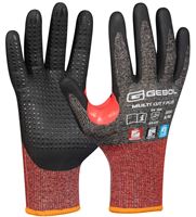 Schnittschutzhandschuh MULTI CUT F PLUS grau/rot/schwarz, EN388, Gr. 9, VPE12/120, Z70942209