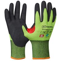 Radne rukavice za montažu MASTER CUT C PLUS, zeleno/crne, EN388, vel. 10, 12pari/pak, 72par/karton, Z709822