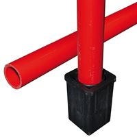 Cijevni stalak PVC crveni 42mm sa zaštitnom kapicom 1,70m dužine, Z760904