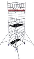 Alu pokretna skela KRAUSE® MONTO® PROTEC® XXL širina 2,00x1,20m, RV= 7,30m, Z945143