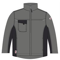 Radna jakna LO-ACTIVE antracit/crna 245 g/m² vel. 58 5kom/pak, ZLO-ACTAS-BJ58