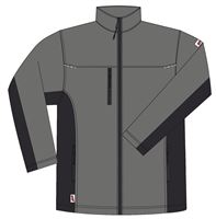 Softshell jakna LO-ACTIVE antracit/crna 300 g/m² vel. 48 5kom/pak, ZLO-ACTAS-SJ48