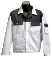 Radna jakna LO-PROTEC bijelo/siva 245 g/m² vel. 50, ZLO-PROTEC-BJ50
