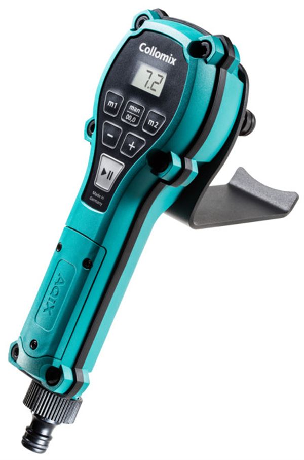 Wasserdosiergerät COLLOMIX AQiX, Messb. 1-99, Durchfl. 10-25l/min bei 2-6bar, im Koffer, Z19042