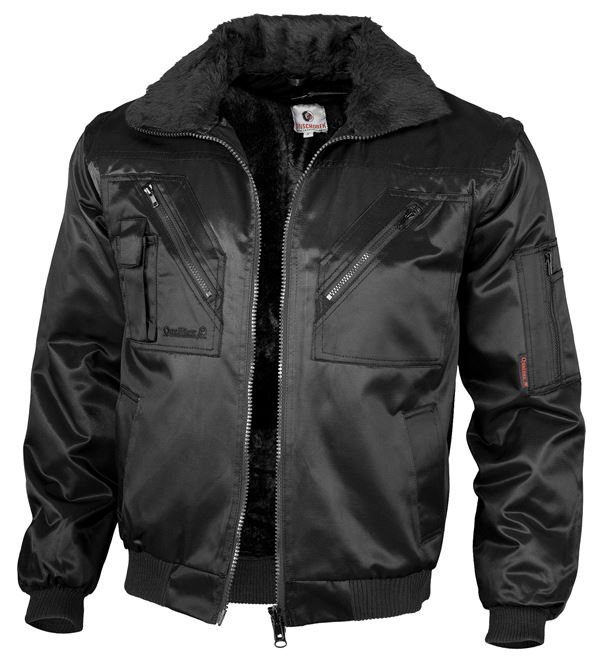 Pilotska jakna QUALITEX crna, 265g/m², vel. XL, Z23618XL
