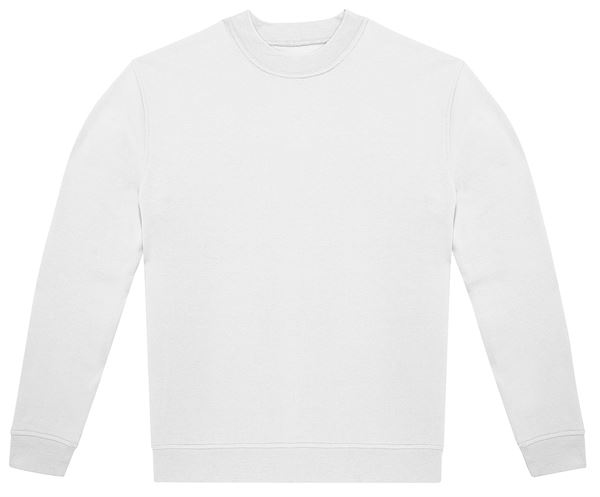Sweatshirt B&C WG004, weiß, 280g/m², Gr. M, VPE10, Z23642WM