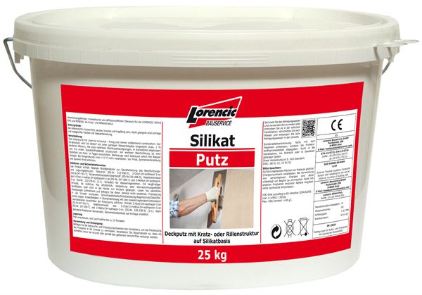 Silikatna žbuka Kratz 2,0mm, bijela, potro. 2,9kg/m², 25kg/kanta, 32kanta/pal, Z2530425LOW