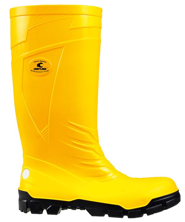 Radne čizme PVC RONCO CRAFTLAND® žute, EN ISO 20345 S5 SRC, vel. 43, Z3531043