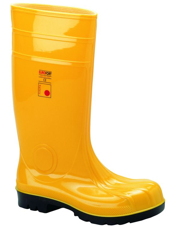Radne čizme EUROFORT žute, PVC, EN ISO 20345 S5 SRC, vel. 46, Z3536146