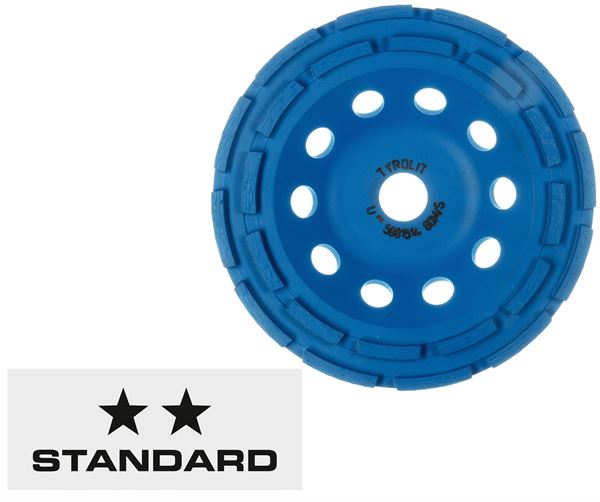Lončasti kružni brus STS-D 125x20x22,23mm DGU dvoredni TYROLIT, Z494361