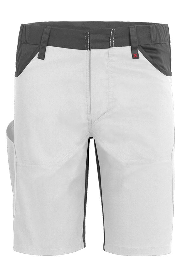 Arbeitsshorts QUALITEX X-Serie, weiß/grau, 245 g/m², Gr. 54, Z61936QX454