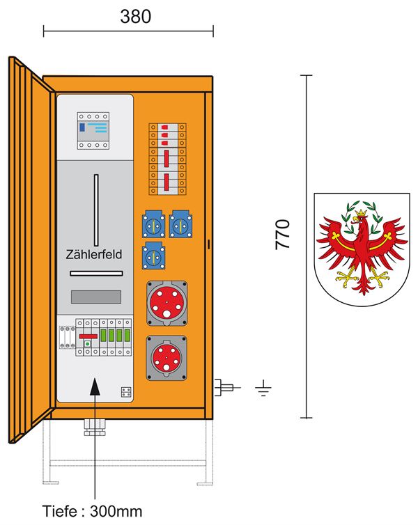 Razvodni ormarić TIROL M-AVEV 35/11-3/V1/A, Z690000003