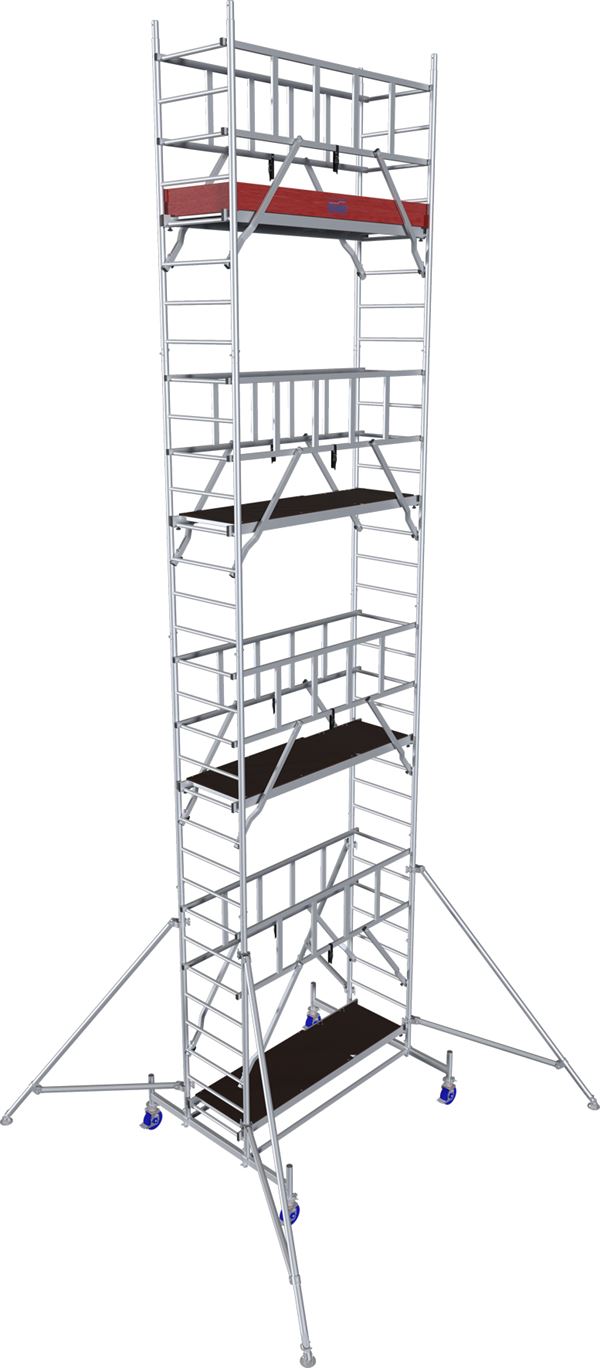 Alu pokretna skela KRAUSE® MONTO® PROTEC® širina 2,00x0,60m, RV= 9,30m, Z940162