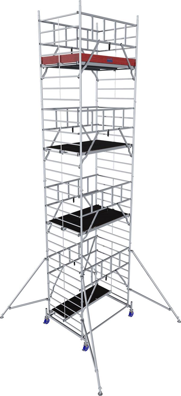 Alu pokretna skela KRAUSE® MONTO® PROTEC® XXL širina 2,00x1,20m, RV= 9,30m, Z945167