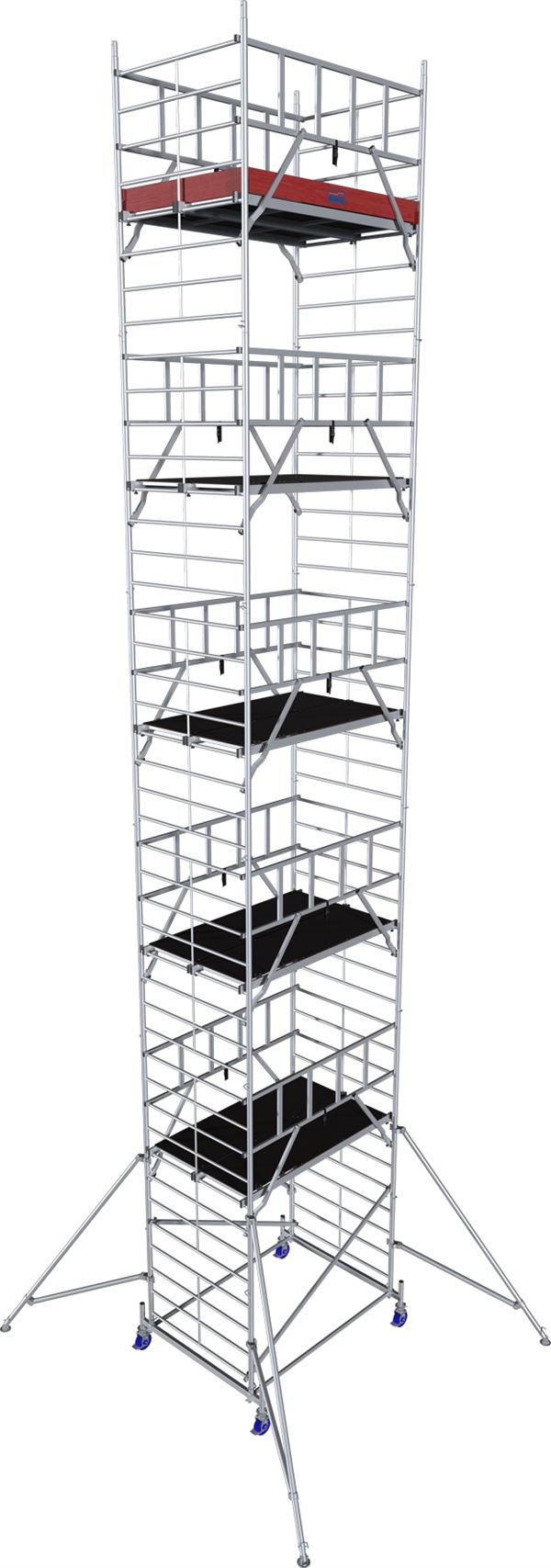 Alu pokretna skela KRAUSE® MONTO® PROTEC® XXL širina 2,00x1,20m, RV= 12,30m, Z945198