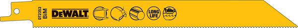 Sabljasti list pile DEWALT® 305x 1,8-2,5mm (univerzalni) 5kom/pakiranje, ZDT2355-QZ