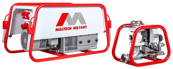 Transportna pumpa MALTECH MD140-T prijenosni 7,5kW s usisnom haubom i priborom, ZL00114123