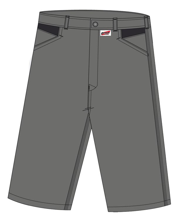 Kratke hlače LO-ACTIVE antracit/crne 245 g/m² vel. 48 5kom/pak, ZLO-ACTAS-AS48