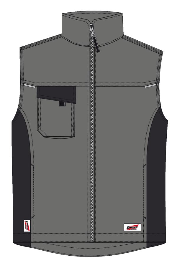 Zimski prsluk LO-ACTIVE antracit/crno 245 g/m² vel. 50 5kom/pak, ZLO-ACTAS-WW50