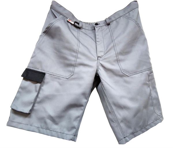 Kratke hlače LO-PROTEC sivo/crne 245 g/m² vel. 52, ZLO-PROTGBAS52